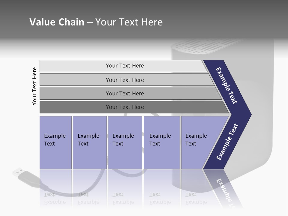 Megabytes Save Data PowerPoint Template