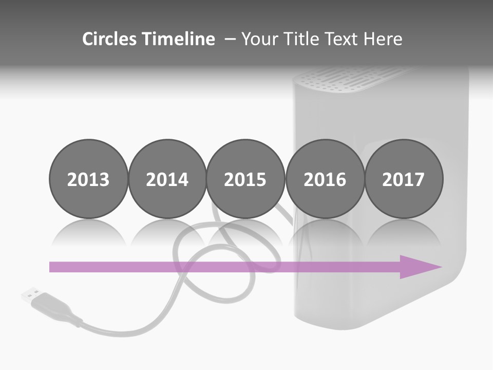 Megabytes Save Data PowerPoint Template