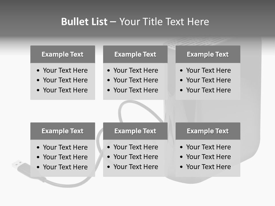Megabytes Save Data PowerPoint Template