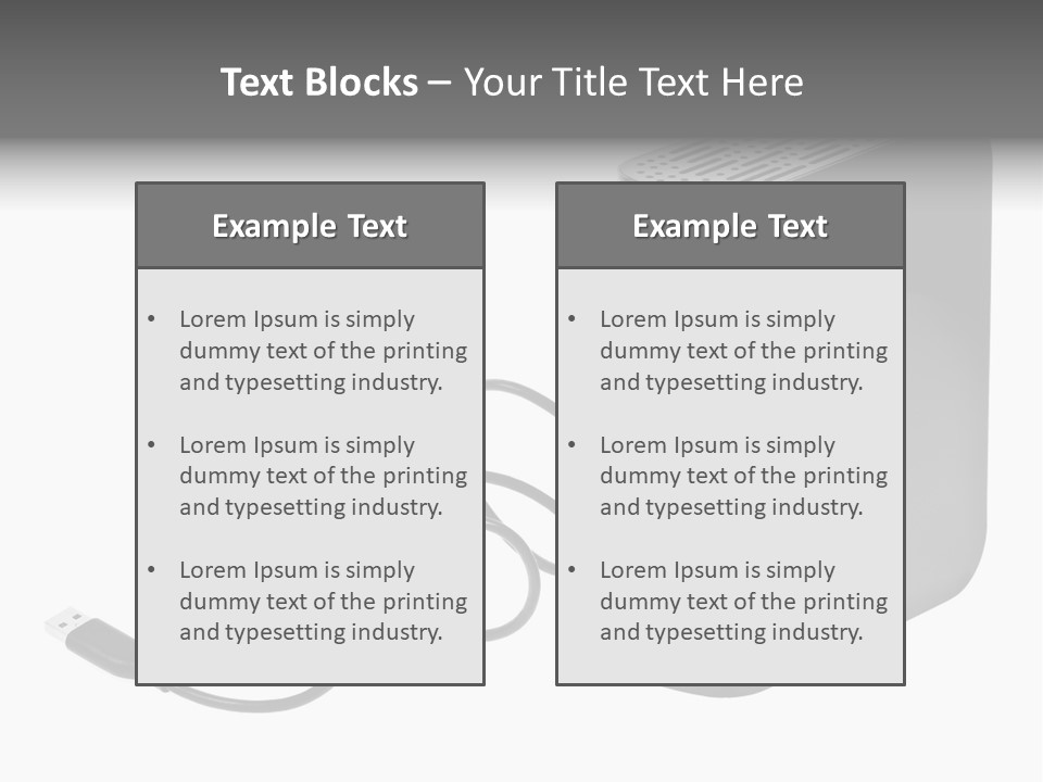 Megabytes Save Data PowerPoint Template
