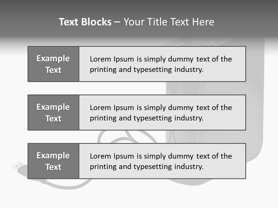 Megabytes Save Data PowerPoint Template