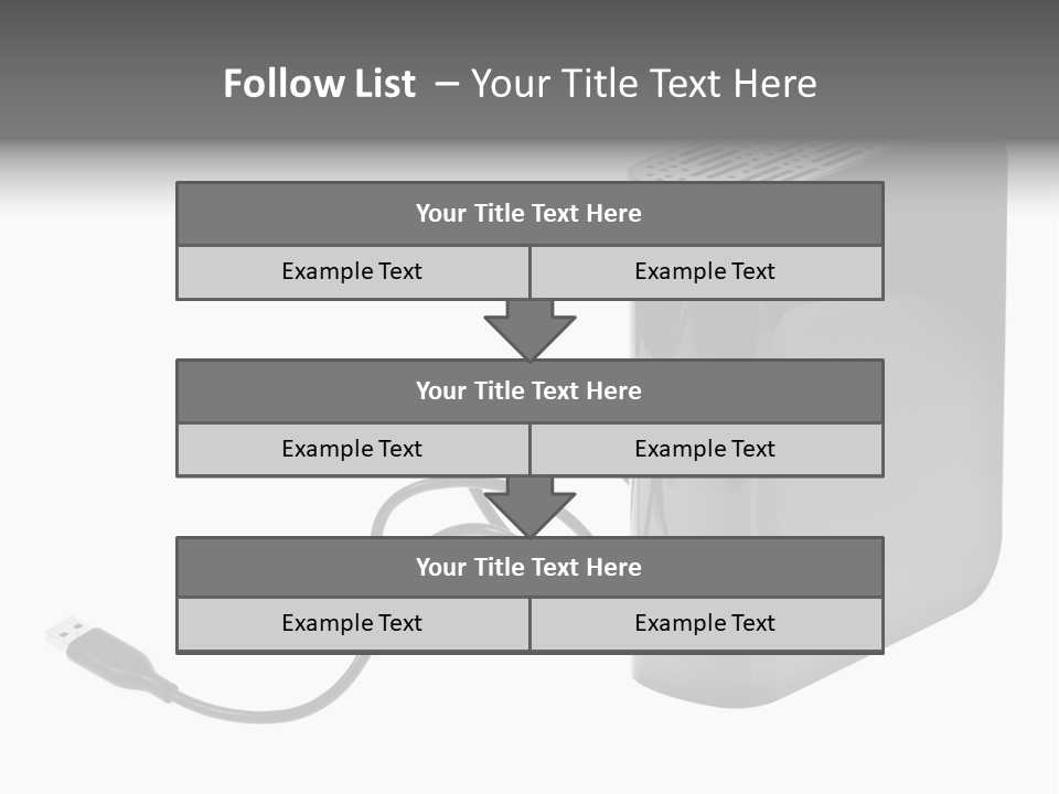 Megabytes Save Data PowerPoint Template
