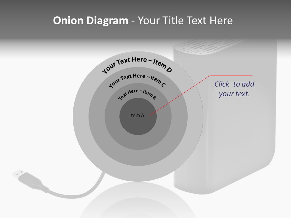 Megabytes Save Data PowerPoint Template