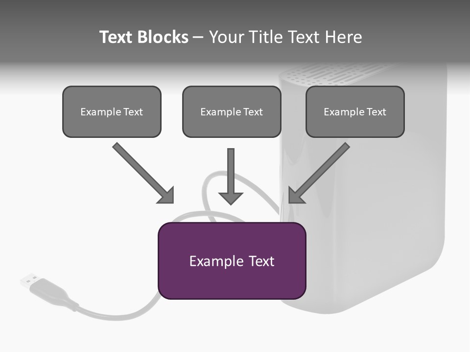 Megabytes Save Data PowerPoint Template