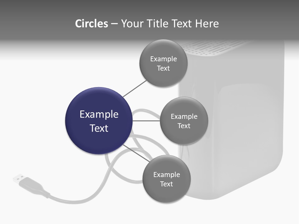 Megabytes Save Data PowerPoint Template
