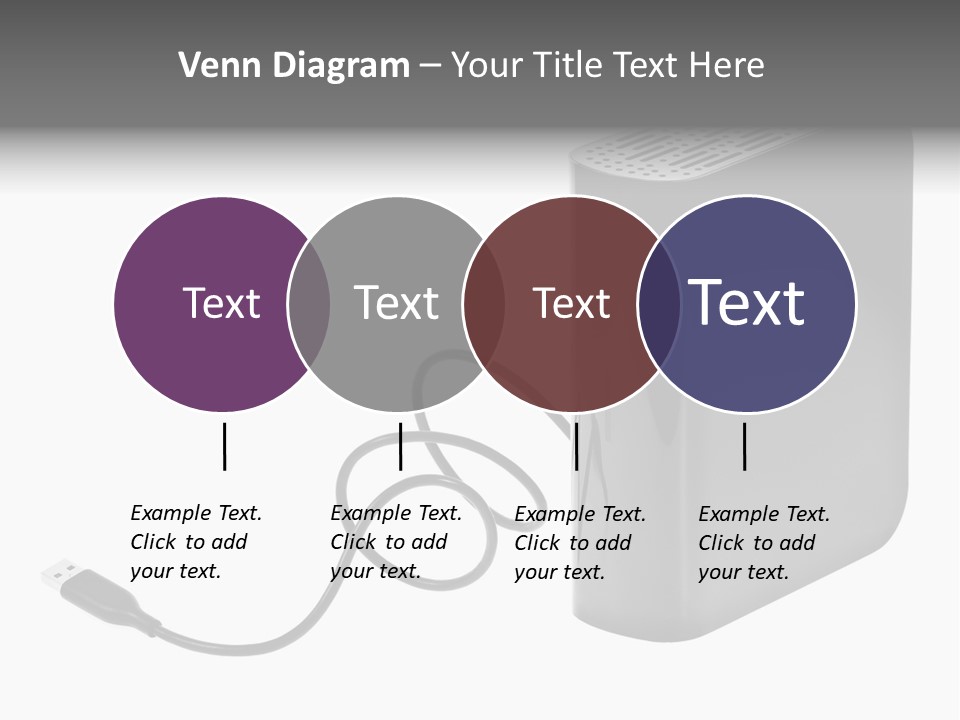 Megabytes Save Data PowerPoint Template
