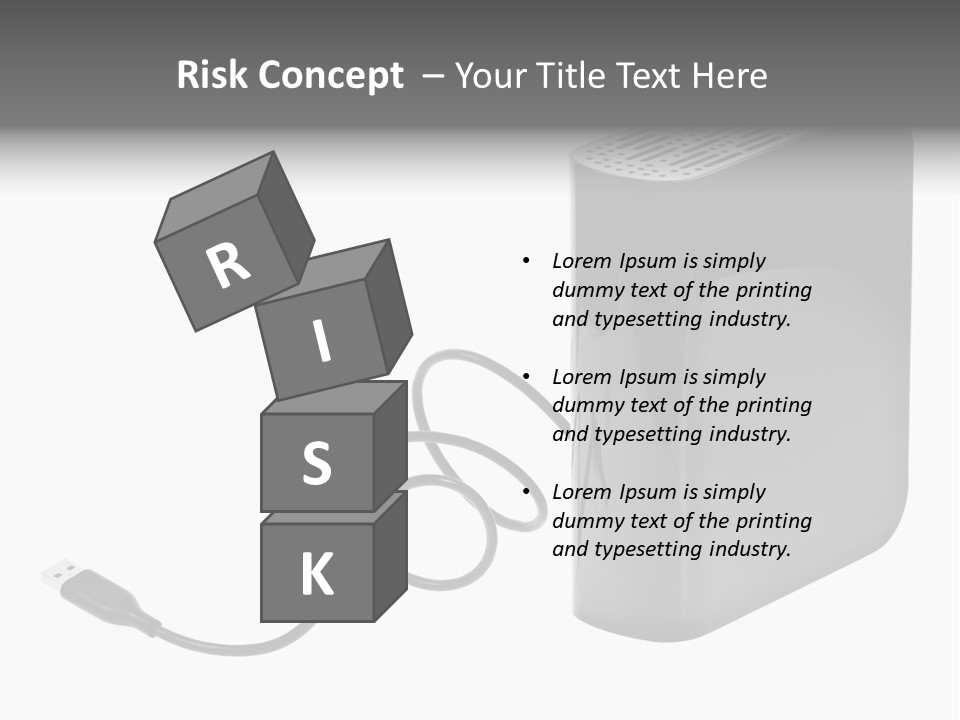 Megabytes Save Data PowerPoint Template