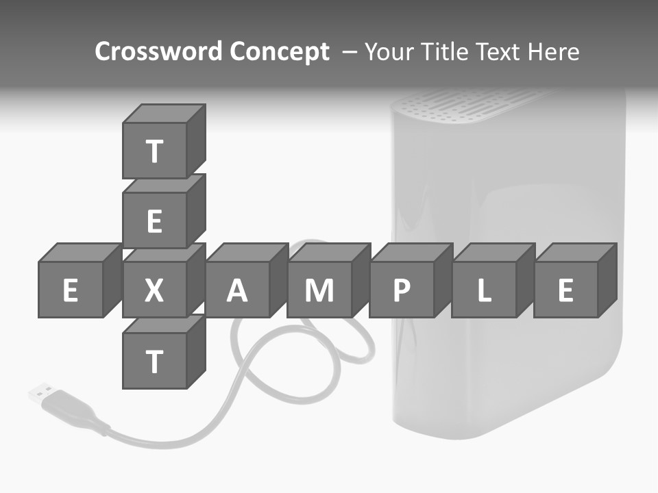 Megabytes Save Data PowerPoint Template