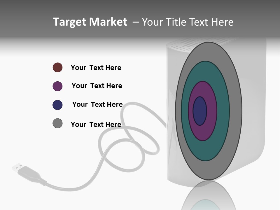 Megabytes Save Data PowerPoint Template