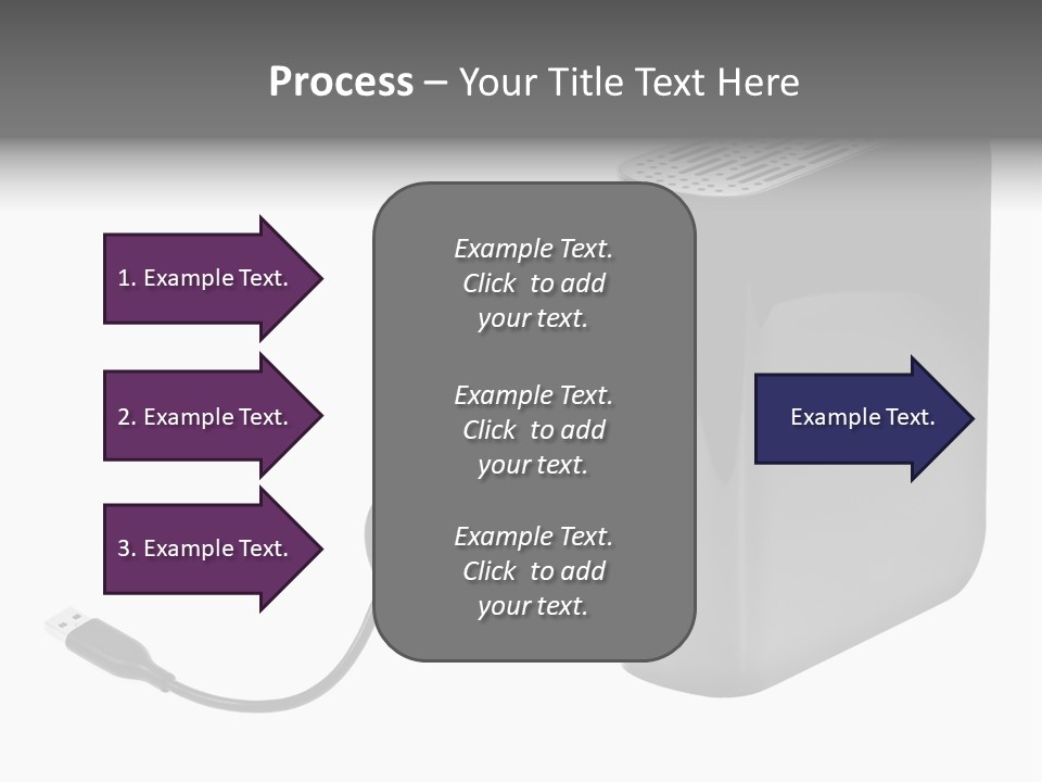 Megabytes Save Data PowerPoint Template