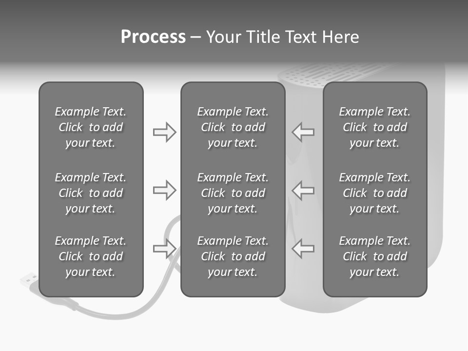Megabytes Save Data PowerPoint Template