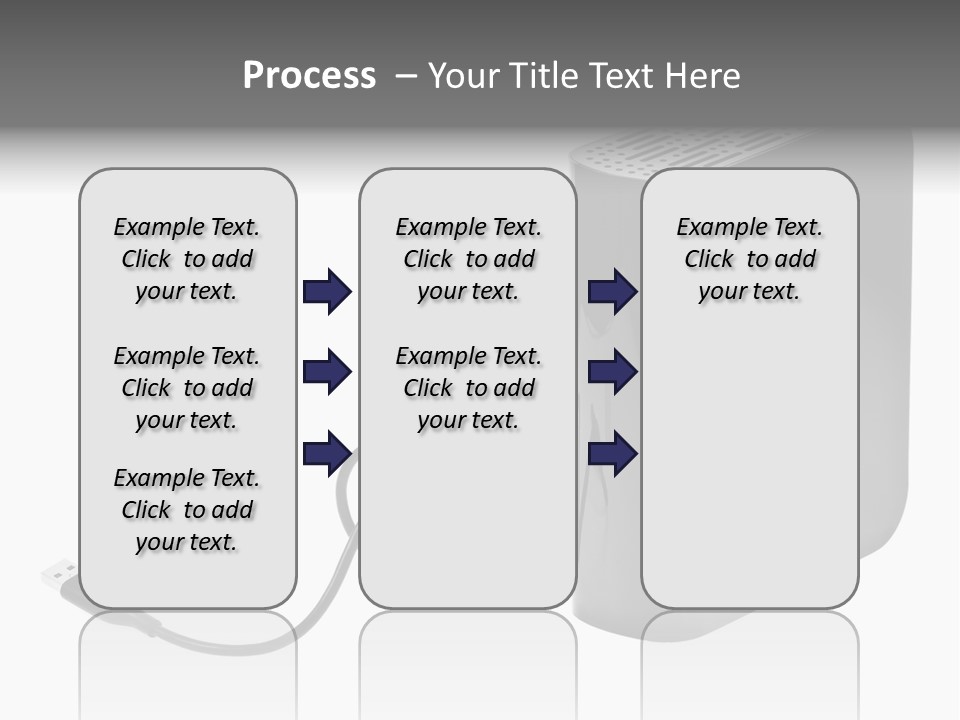 Megabytes Save Data PowerPoint Template