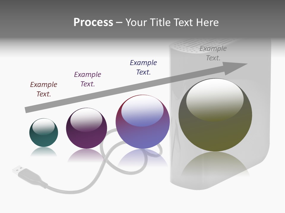 Megabytes Save Data PowerPoint Template