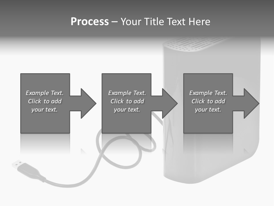 Megabytes Save Data PowerPoint Template