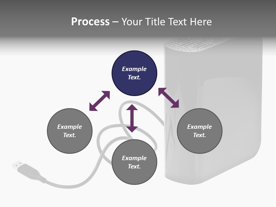 Megabytes Save Data PowerPoint Template