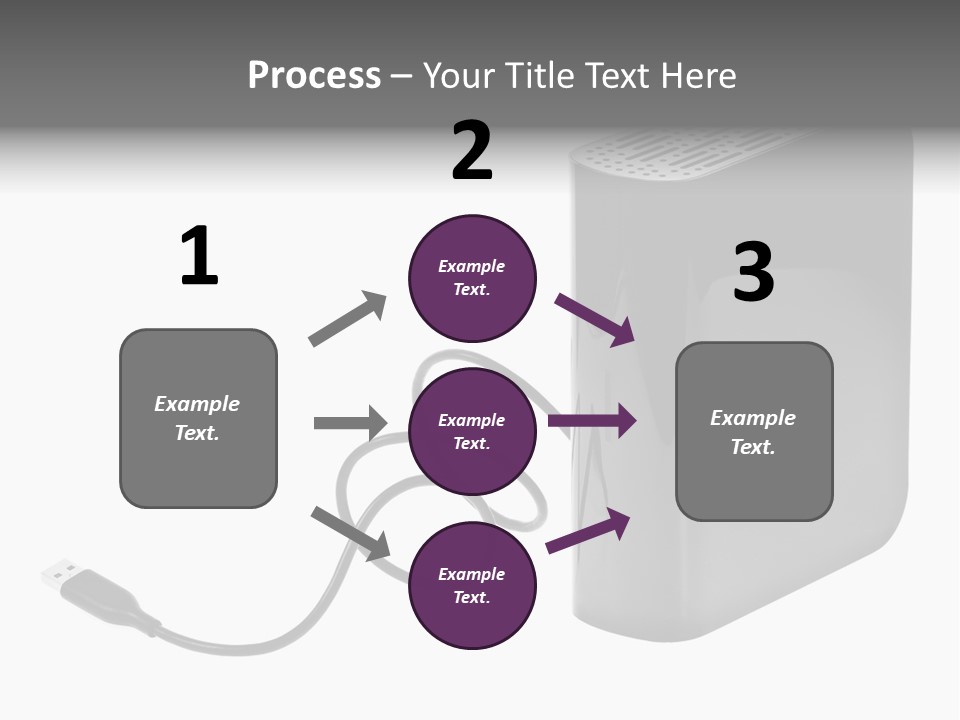 Megabytes Save Data PowerPoint Template