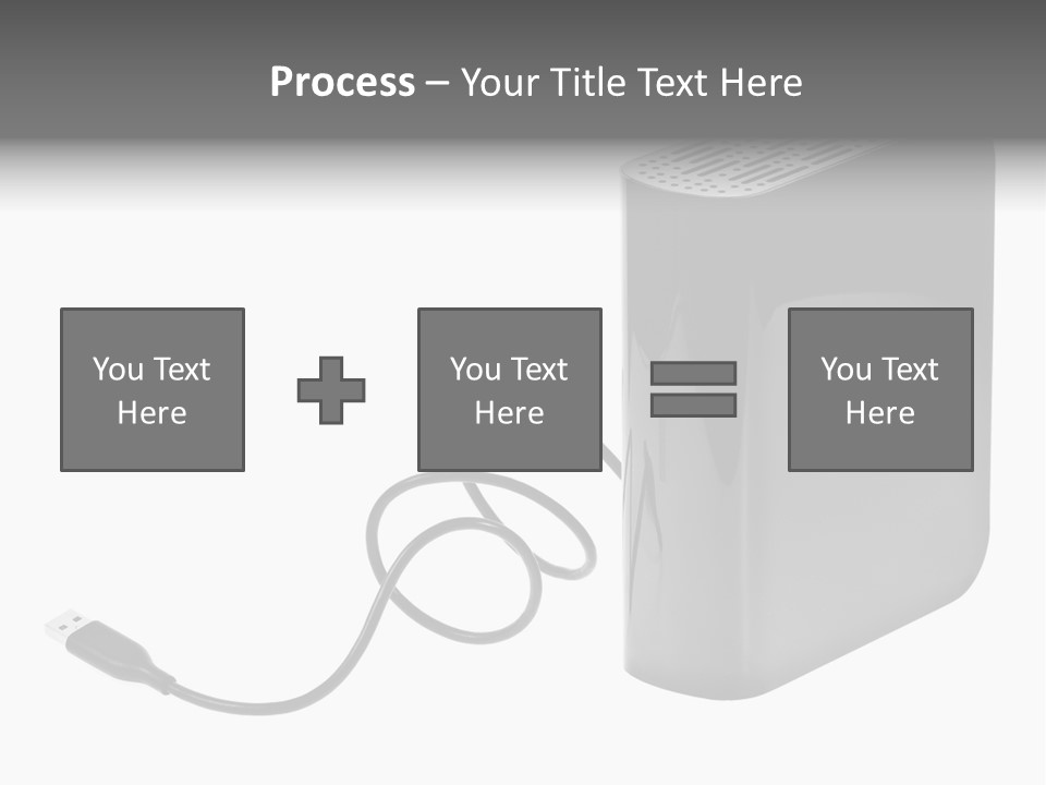 Megabytes Save Data PowerPoint Template