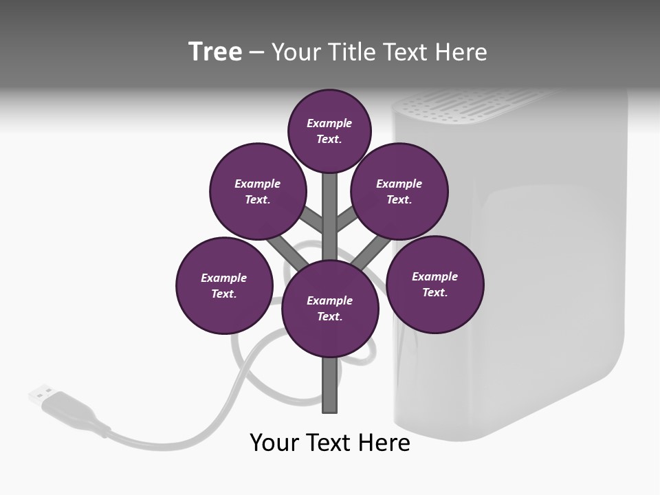 Megabytes Save Data PowerPoint Template