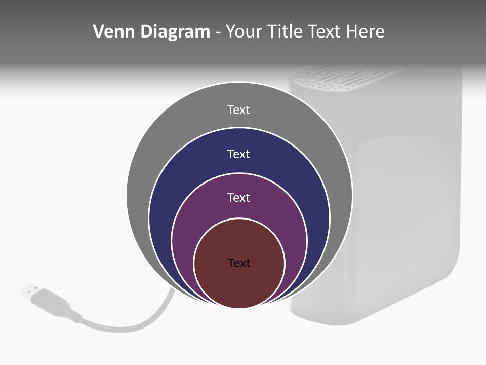 Megabytes Save Data PowerPoint Template