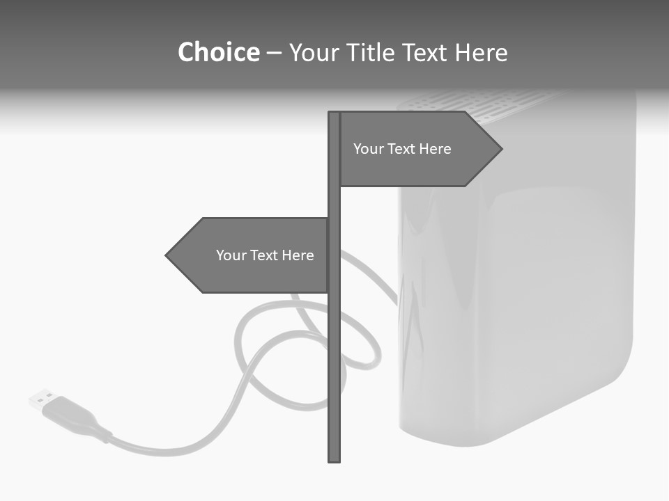Megabytes Save Data PowerPoint Template