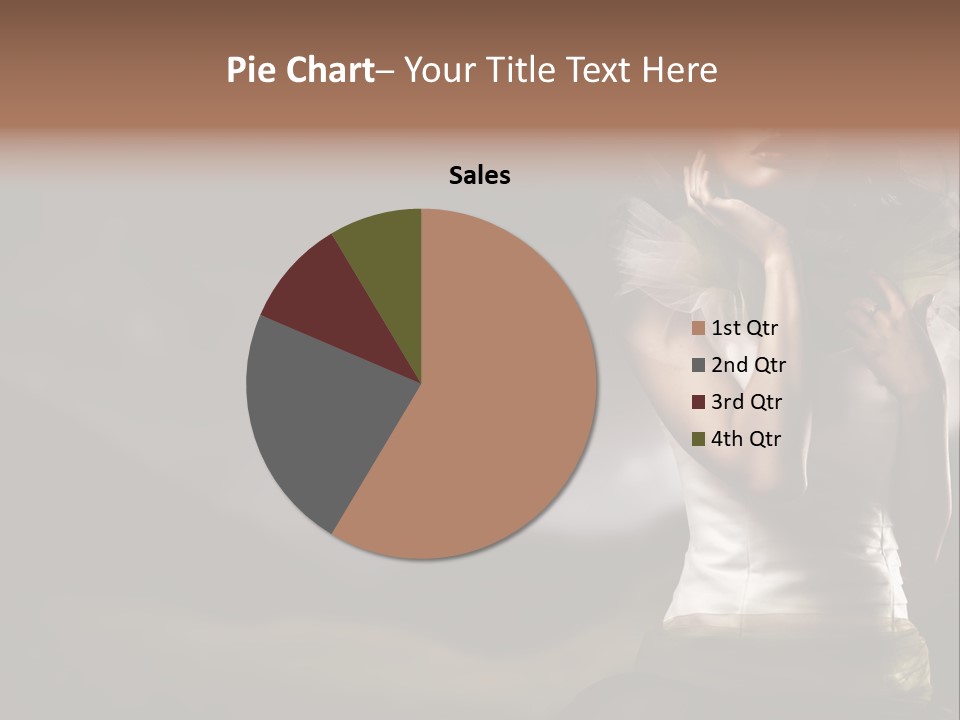 Mountains Female Floral PowerPoint Template