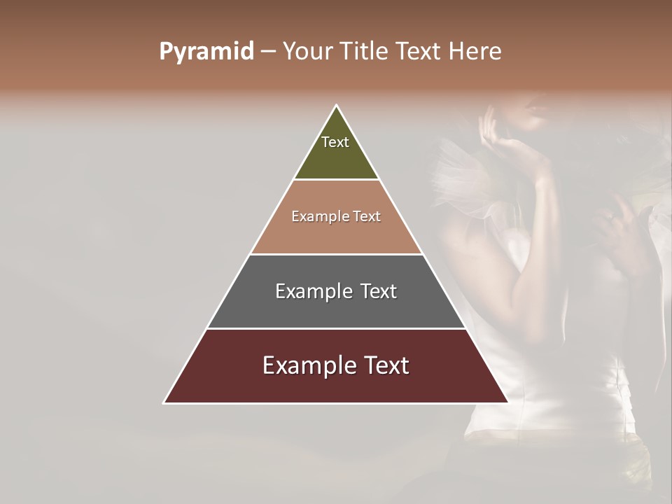 Mountains Female Floral PowerPoint Template