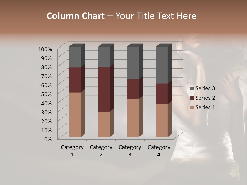 Mountains Female Floral PowerPoint Template