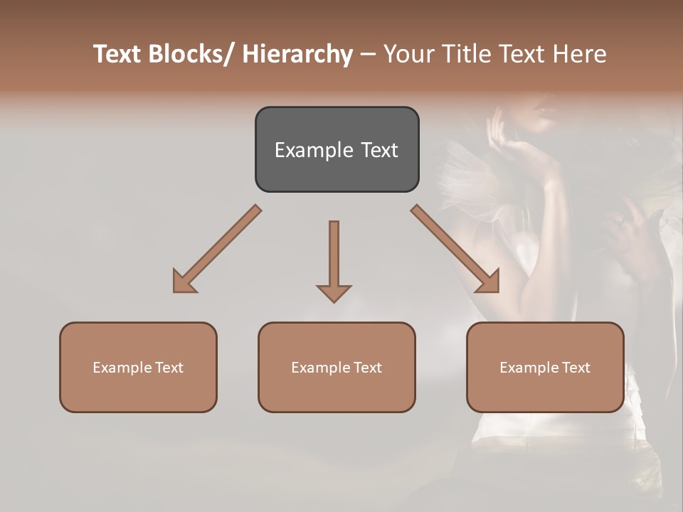 Mountains Female Floral PowerPoint Template