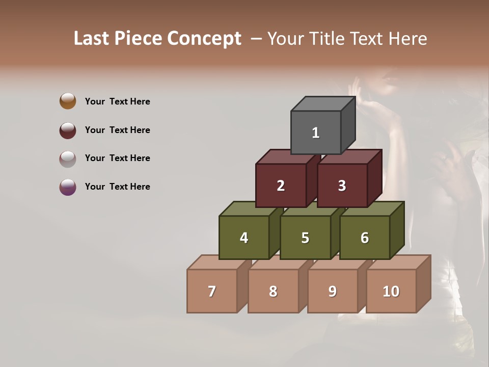 Mountains Female Floral PowerPoint Template