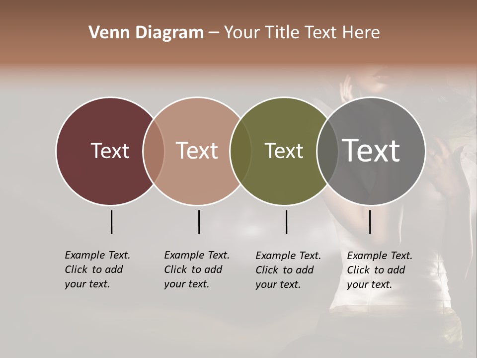 Mountains Female Floral PowerPoint Template