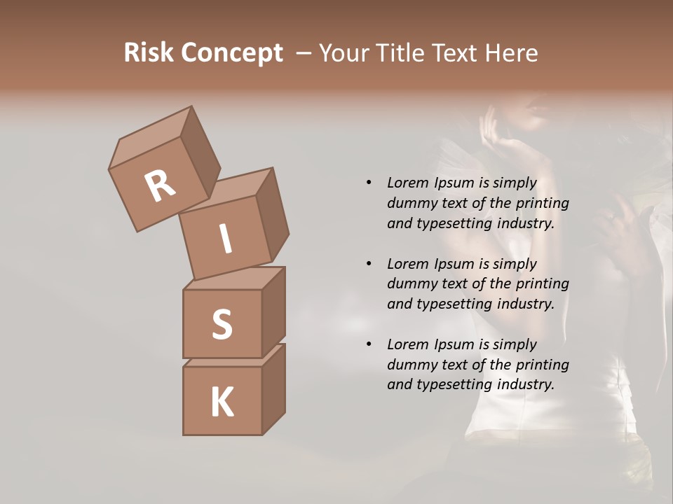 Mountains Female Floral PowerPoint Template