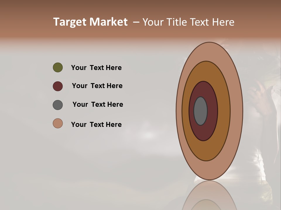 Mountains Female Floral PowerPoint Template