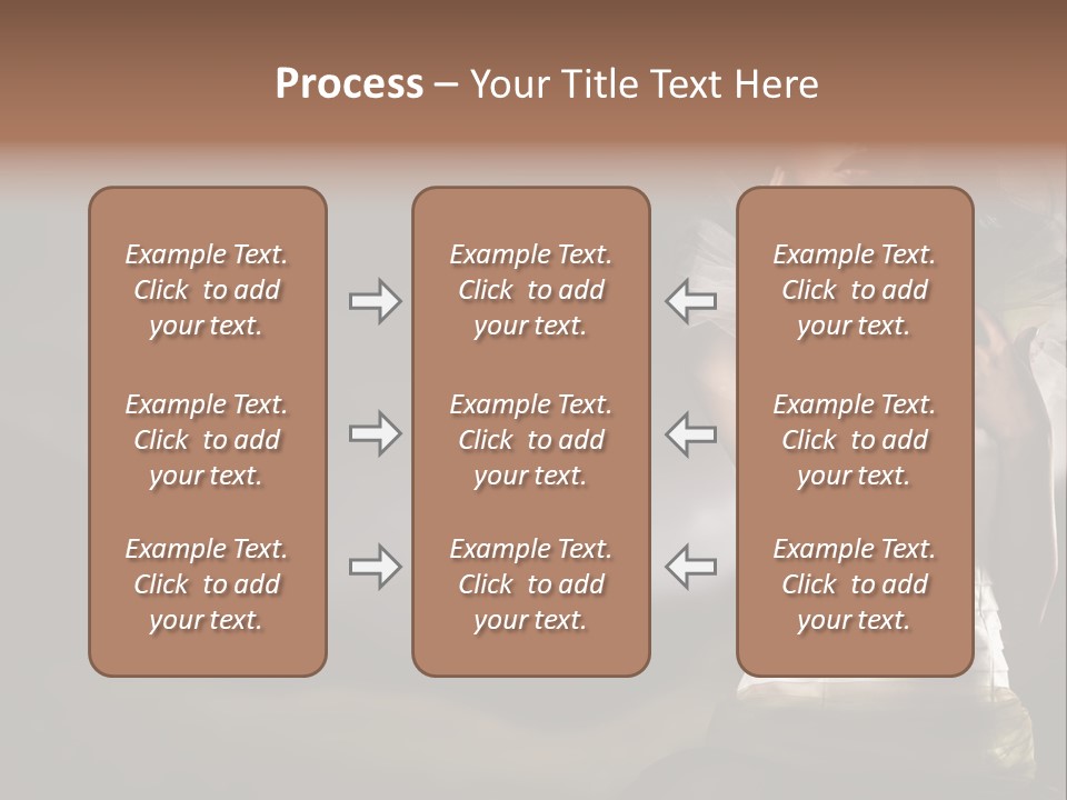 Mountains Female Floral PowerPoint Template