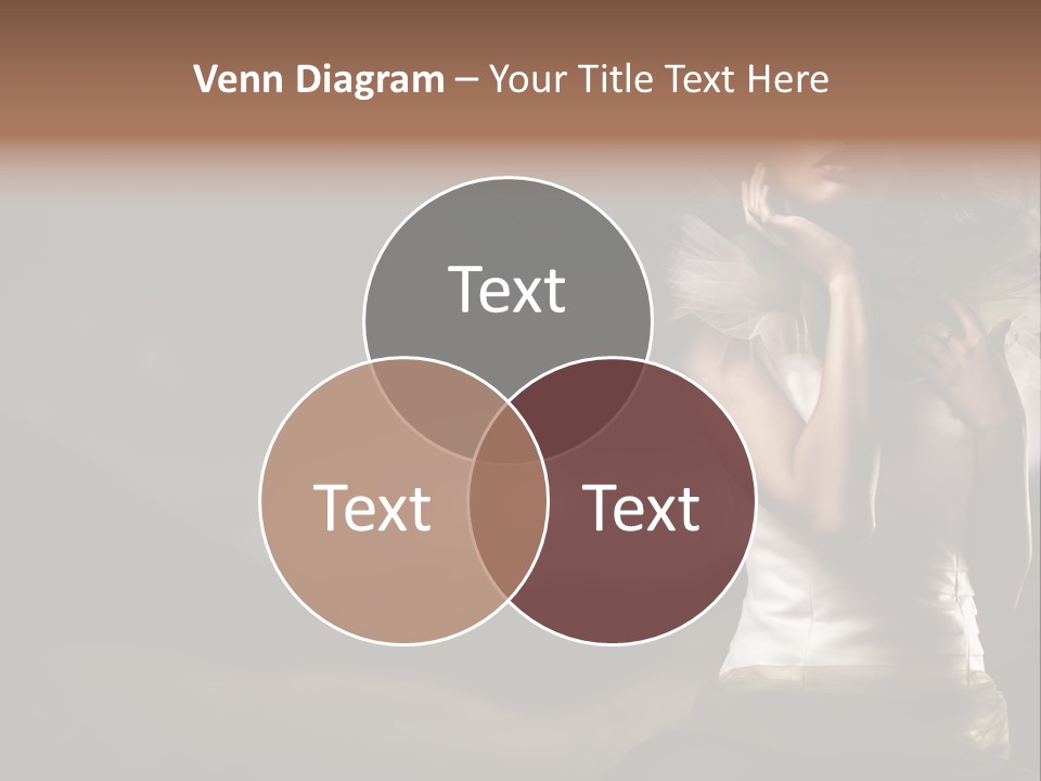 Mountains Female Floral PowerPoint Template