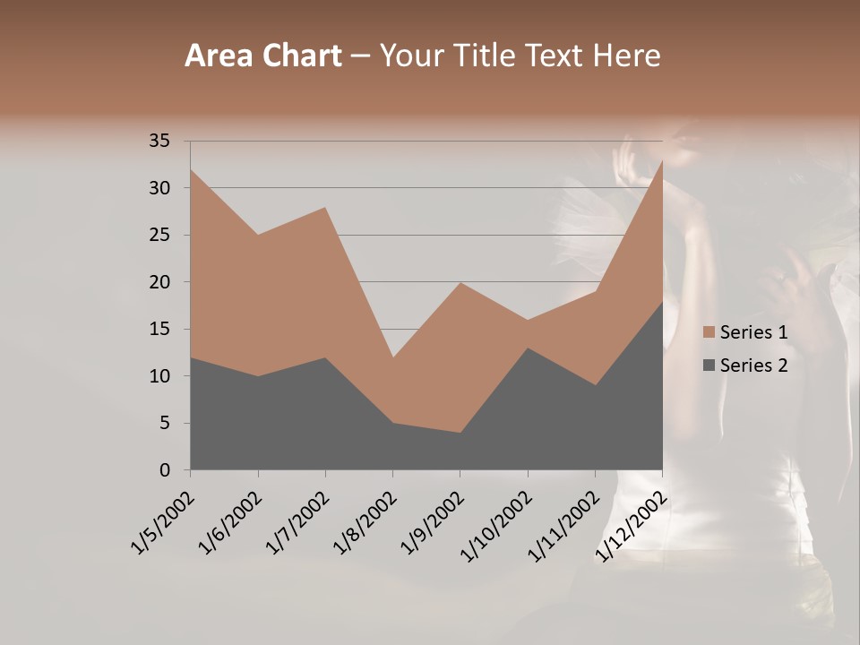 Mountains Female Floral PowerPoint Template