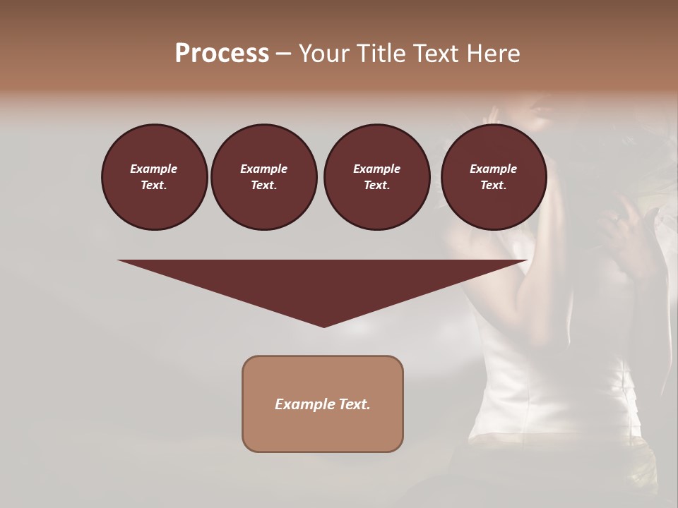 Mountains Female Floral PowerPoint Template