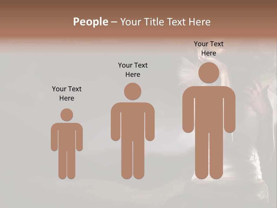 Mountains Female Floral PowerPoint Template