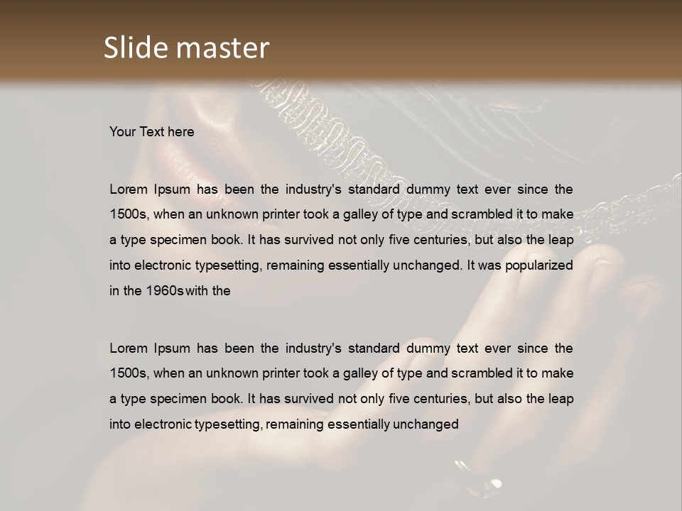 Face Carnival Head PowerPoint Template