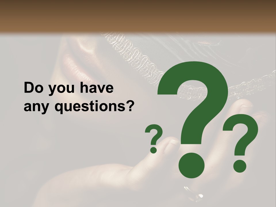 Face Carnival Head PowerPoint Template