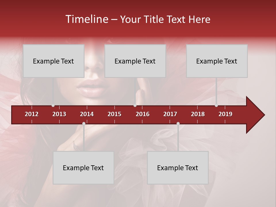 Pretty Background Beauty PowerPoint Template