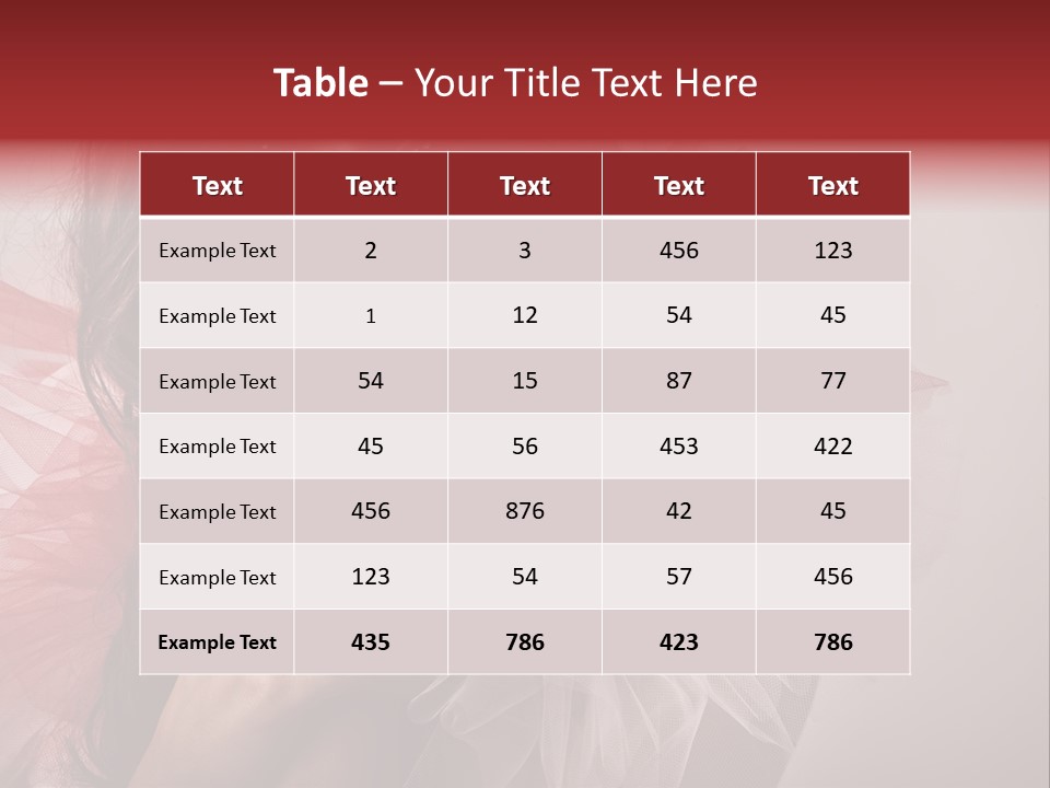 Pretty Background Beauty PowerPoint Template