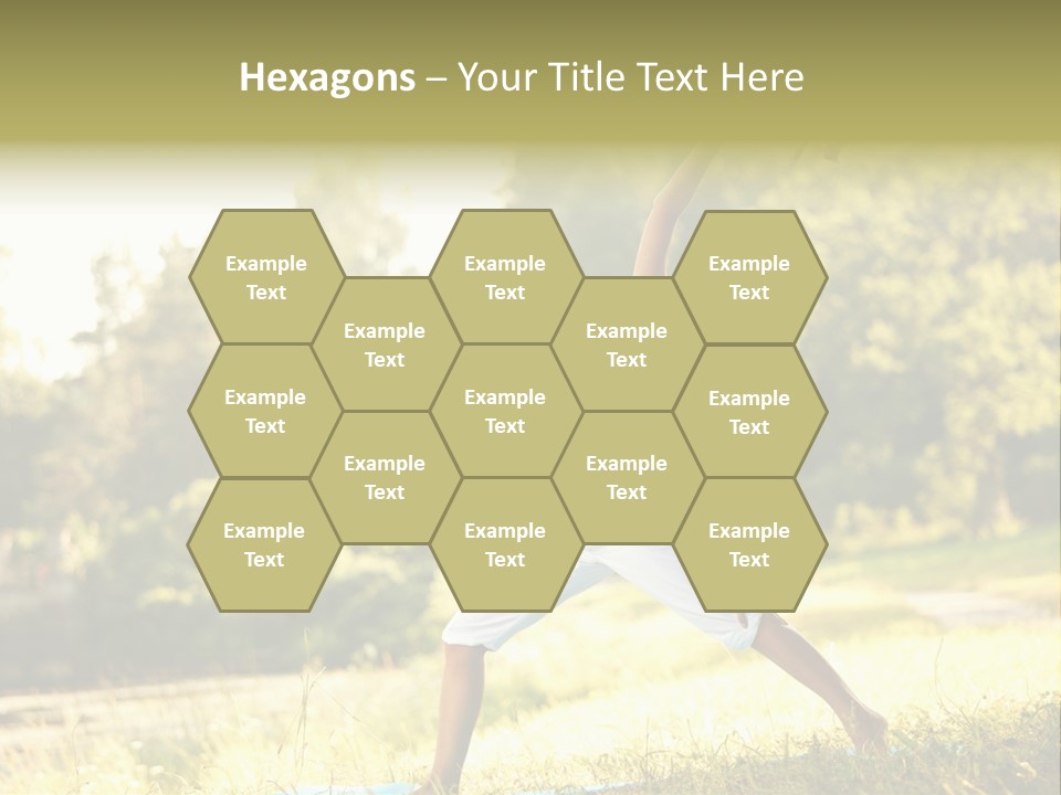 Girl Happiness Trees PowerPoint Template