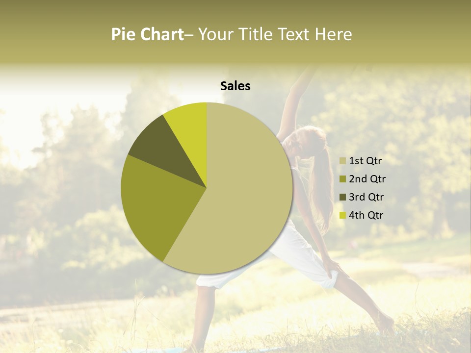Girl Happiness Trees PowerPoint Template