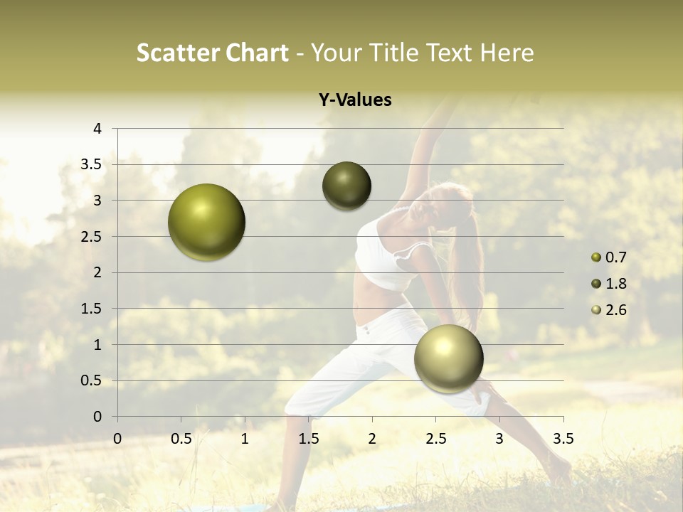 Girl Happiness Trees PowerPoint Template