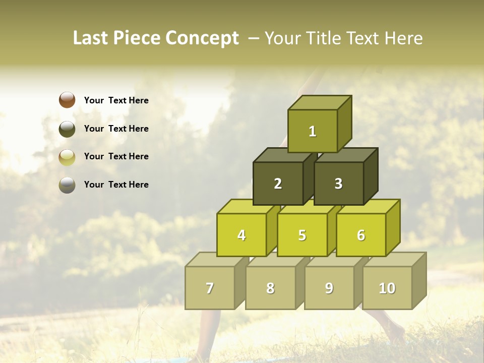 Girl Happiness Trees PowerPoint Template