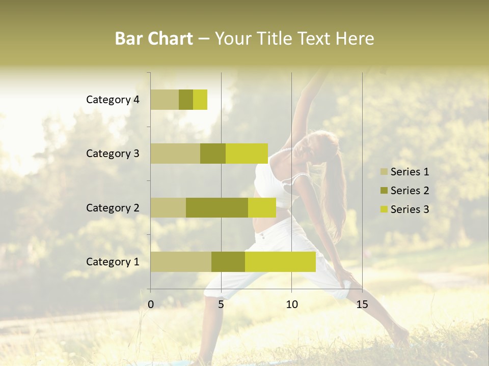 Girl Happiness Trees PowerPoint Template