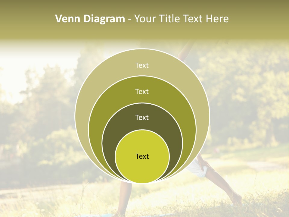 Girl Happiness Trees PowerPoint Template