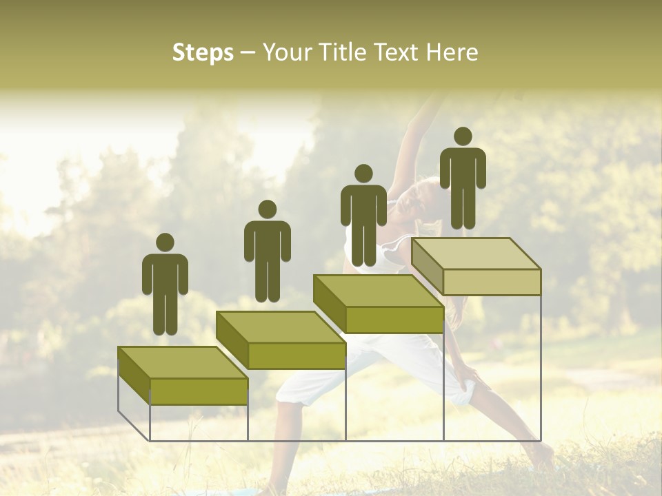 Girl Happiness Trees PowerPoint Template