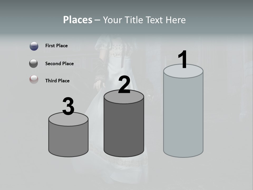 Twilight Lady Nightlife PowerPoint Template