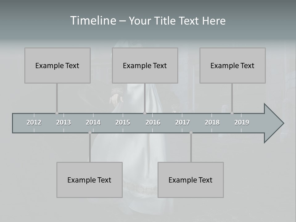 Twilight Lady Nightlife PowerPoint Template